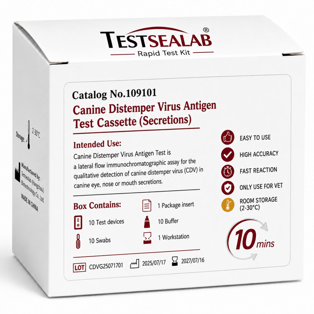 Canine Distemper Virus Test Kit